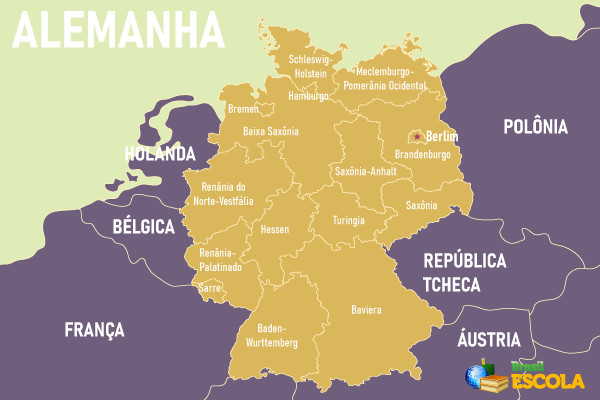 Mapa da Alemanha