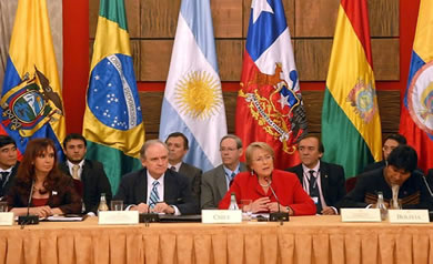 Representantes de Estados da América do Sul