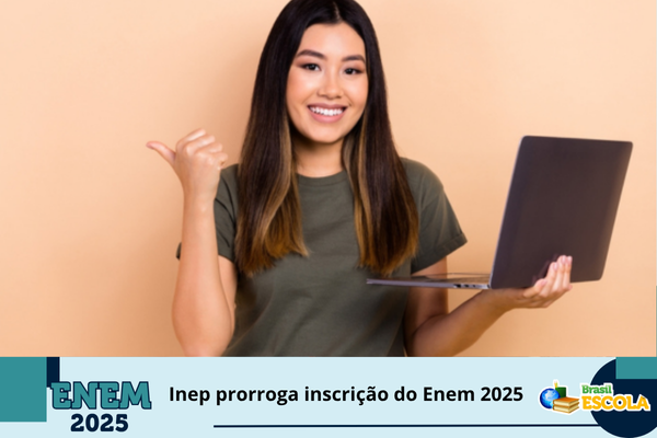 fim inscrição enem 2025 estudante com computador e livros
