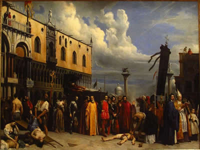 Honras fúnebres a Ticiano, de Alexandre Heese (1806-1879) *